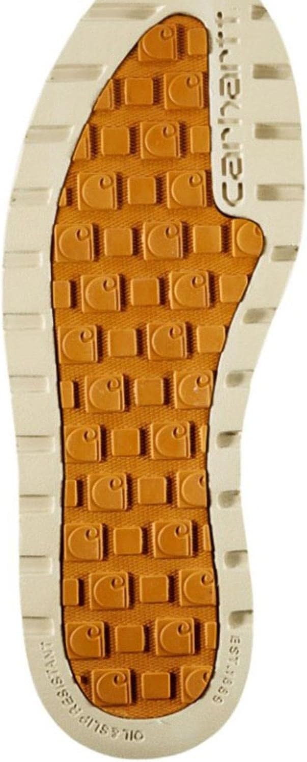 imageCarhartt 6 Waterproof Moc Toe Boots for Women Premium Rugged Leather Goodyear Welt Insite Tech Comfort Footbed and DualDensity Rubber OutsoleLight Brown
