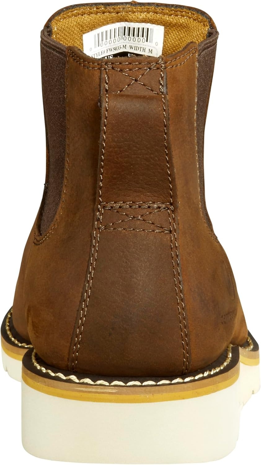 imageCarhartt Footwear FW5025 Womens Chelsea PullOn Wedge BootDark Bison Oil Tanned