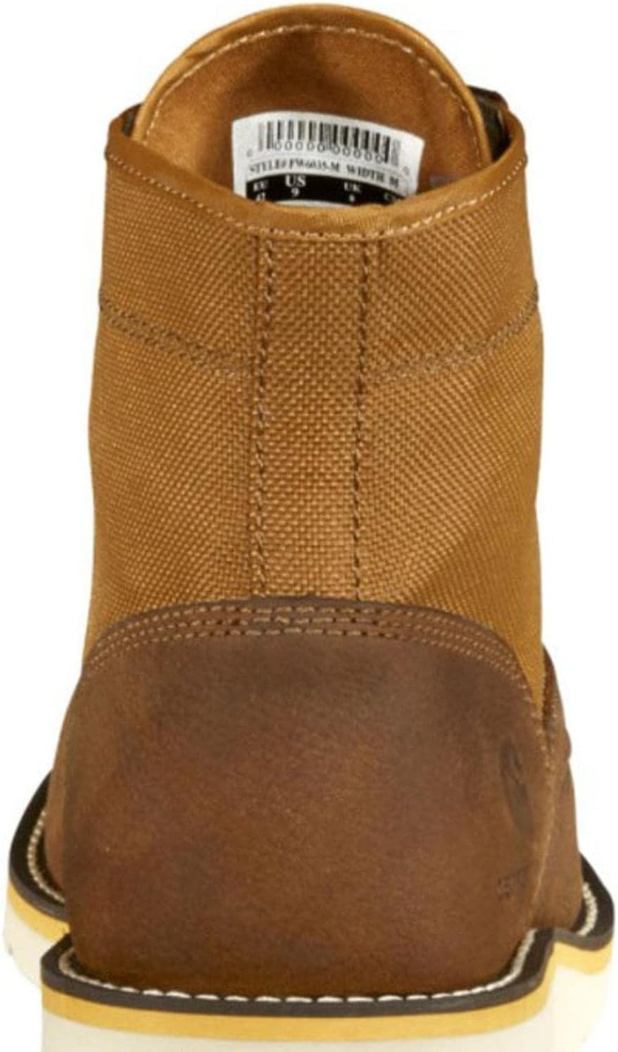 imageCarhartt Footwear FW6035 Moc Toe Wedge BootBrown Leather Tan Duck