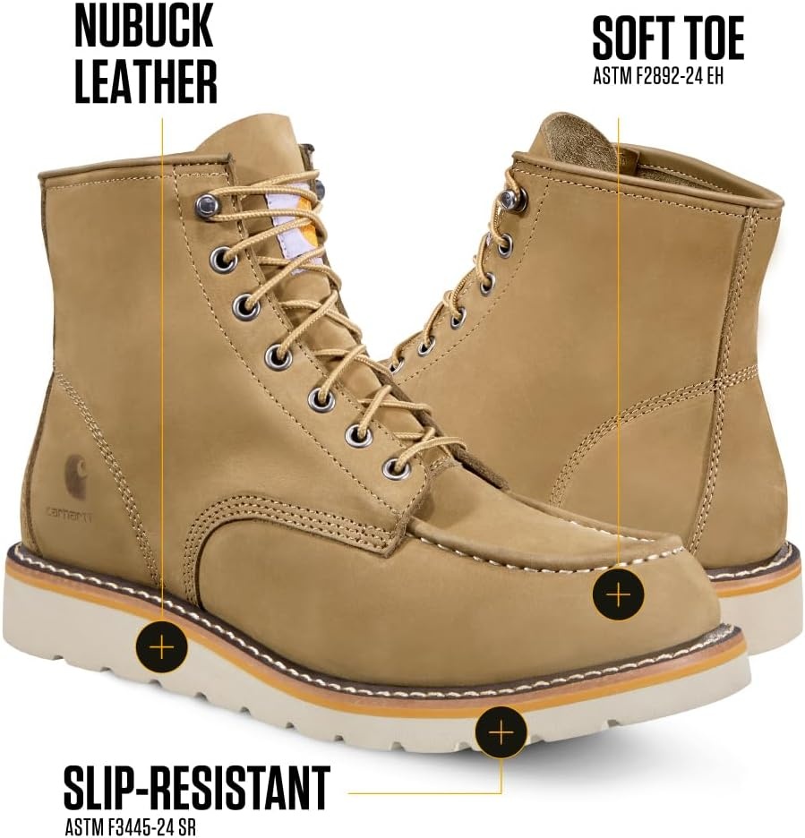 imageCarhartt Footwear FW6035 Moc Toe Wedge BootCoyote