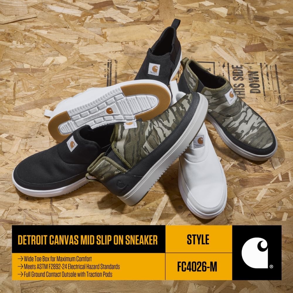imageCarhartt Mens Detroit Canvas Mid Slip on SrBlack