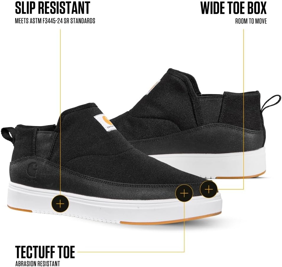 imageCarhartt Mens Detroit Canvas Mid Slip on SrBlack