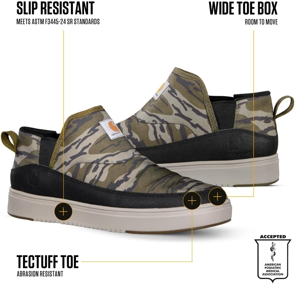 imageCarhartt Mens Detroit Canvas Mid Slip on SrMossy Oak