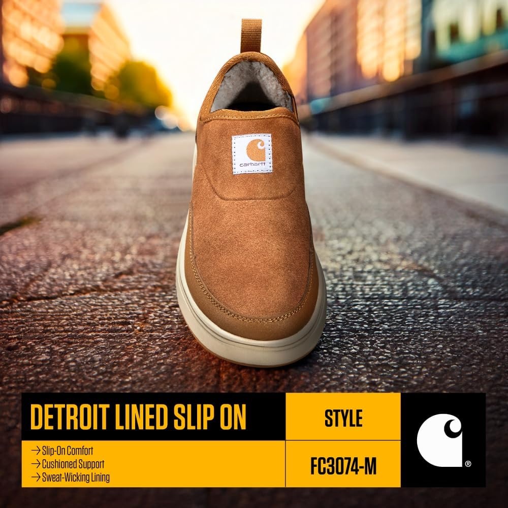 imageCarhartt Mens Detroit Lined Slip OnBrown
