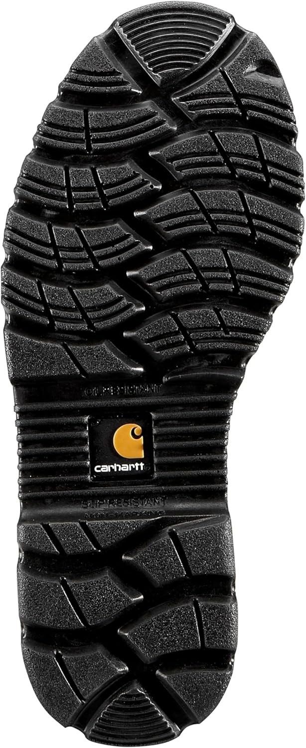 imageCarhartt Mens Heritage 11 Waterproof Steel Toe Wellington PullOn Work BootBison Brown Oil Tan