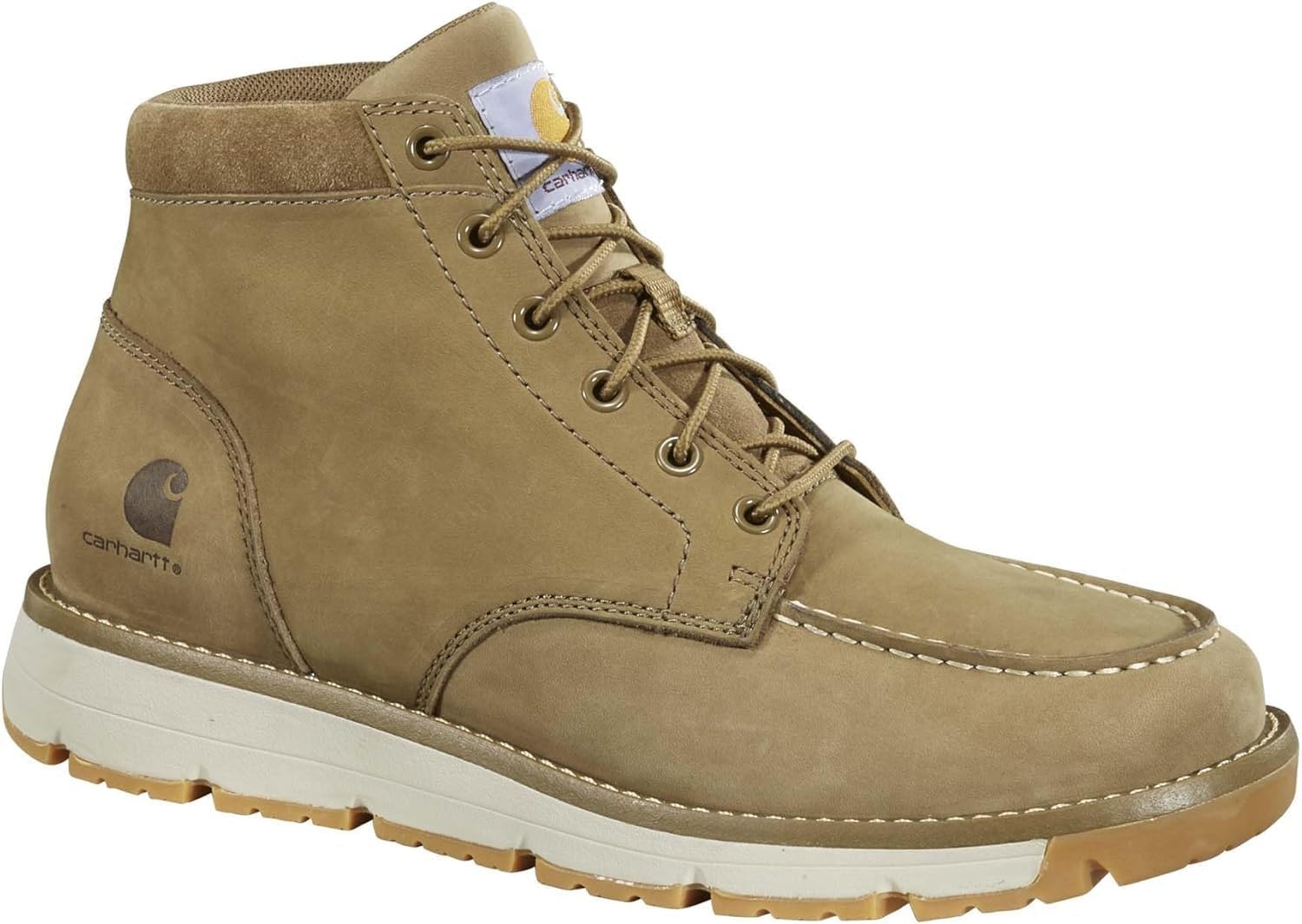 imageCarhartt Mens Millbrook 5 Steel Toe Moc Wedge Work BootCoyote