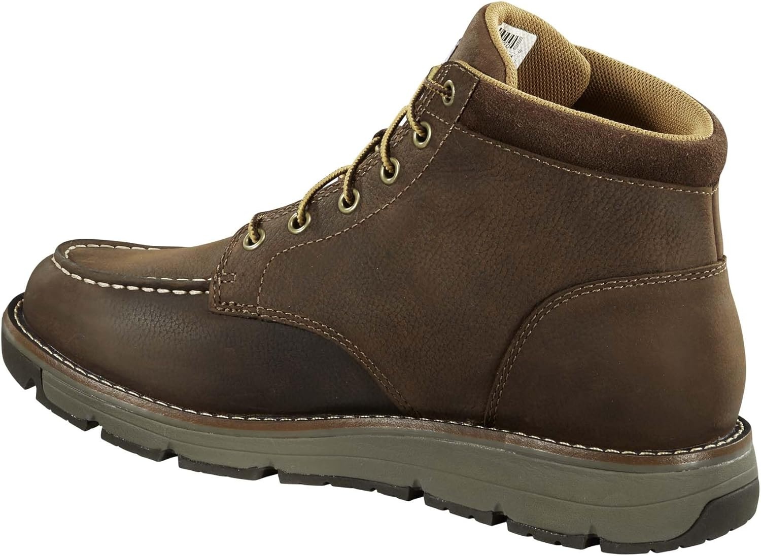 imageCarhartt Mens Millbrook 5 Steel Toe Moc Wedge Work BootDark Brown