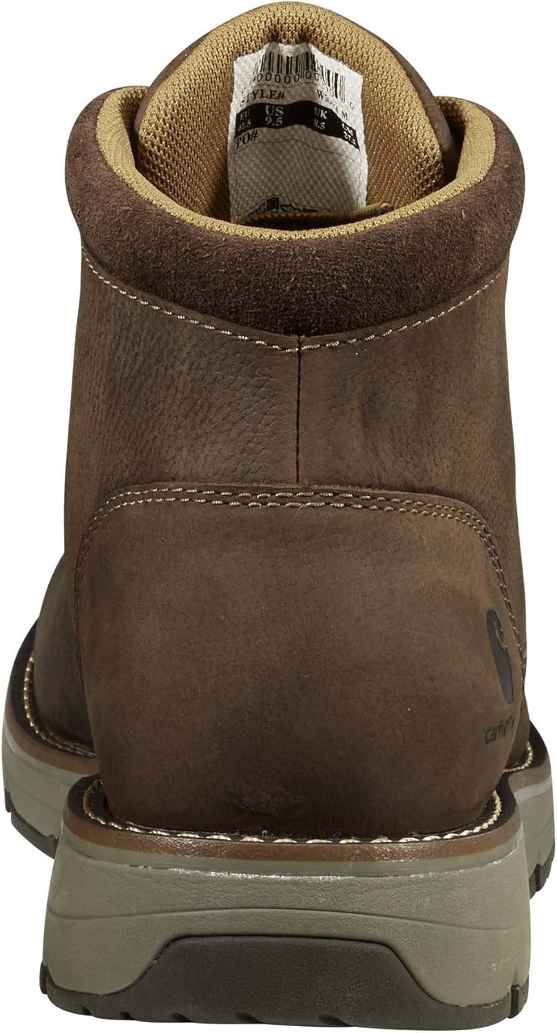 imageCarhartt Mens Millbrook 5 Steel Toe Moc Wedge Work BootDark Brown