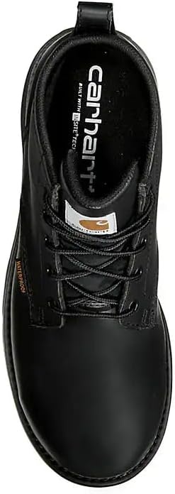 imageCarhartt Mens Millbrook 5 Waterproof Steel Toe Wedge Work BootBlack