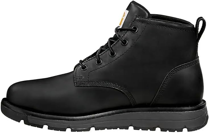 imageCarhartt Mens Millbrook 5 Waterproof Steel Toe Wedge Work BootBlack