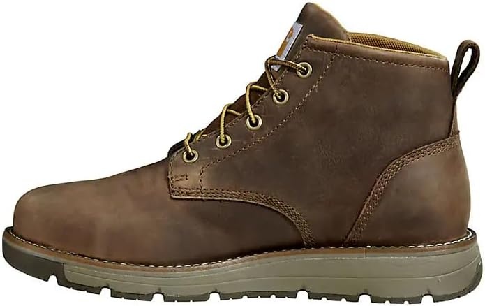 imageCarhartt Mens Millbrook 5 Waterproof Steel Toe Wedge Work BootBrown