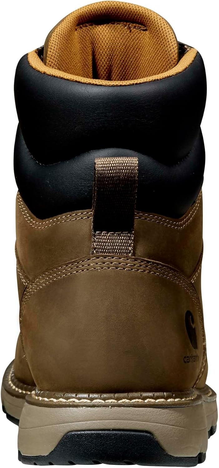imageCarhartt Mens Millbrook 6 Waterproof Soft Toe Wedge Work BootMossy Brown