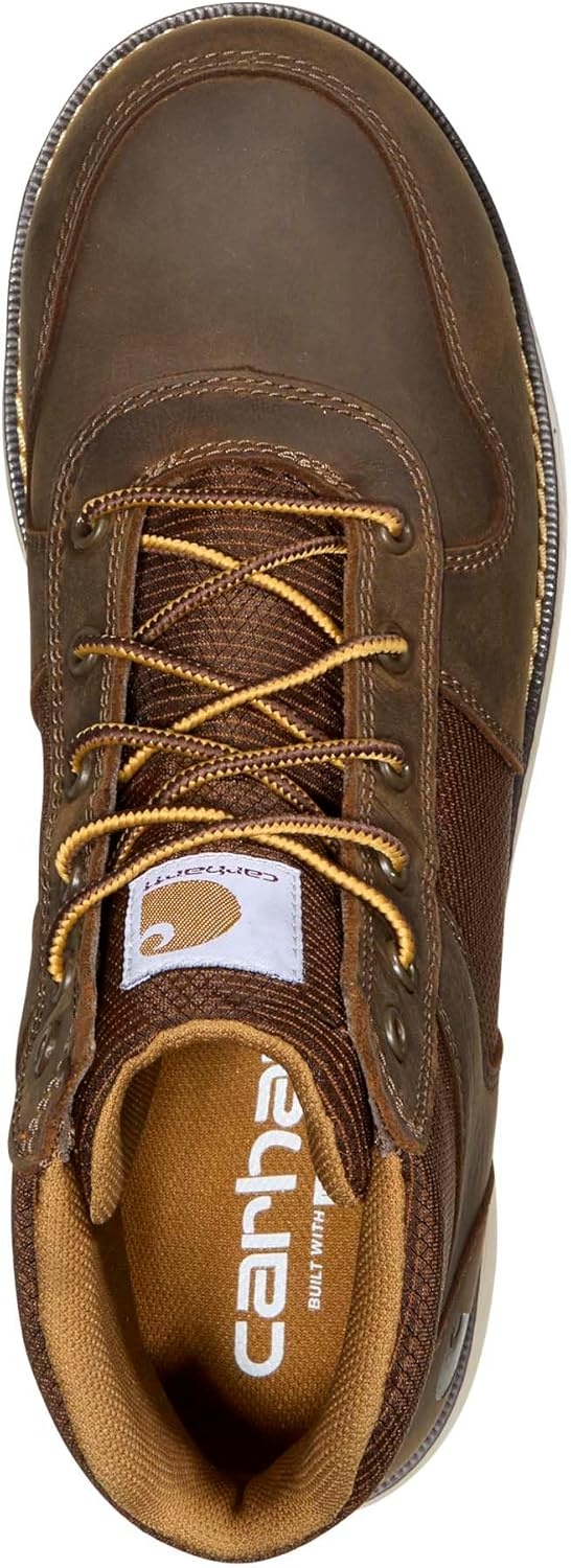 imageCarhartt Mens Millbrook Mid Nano Toe Wedge Work BootBrown Nano Toe