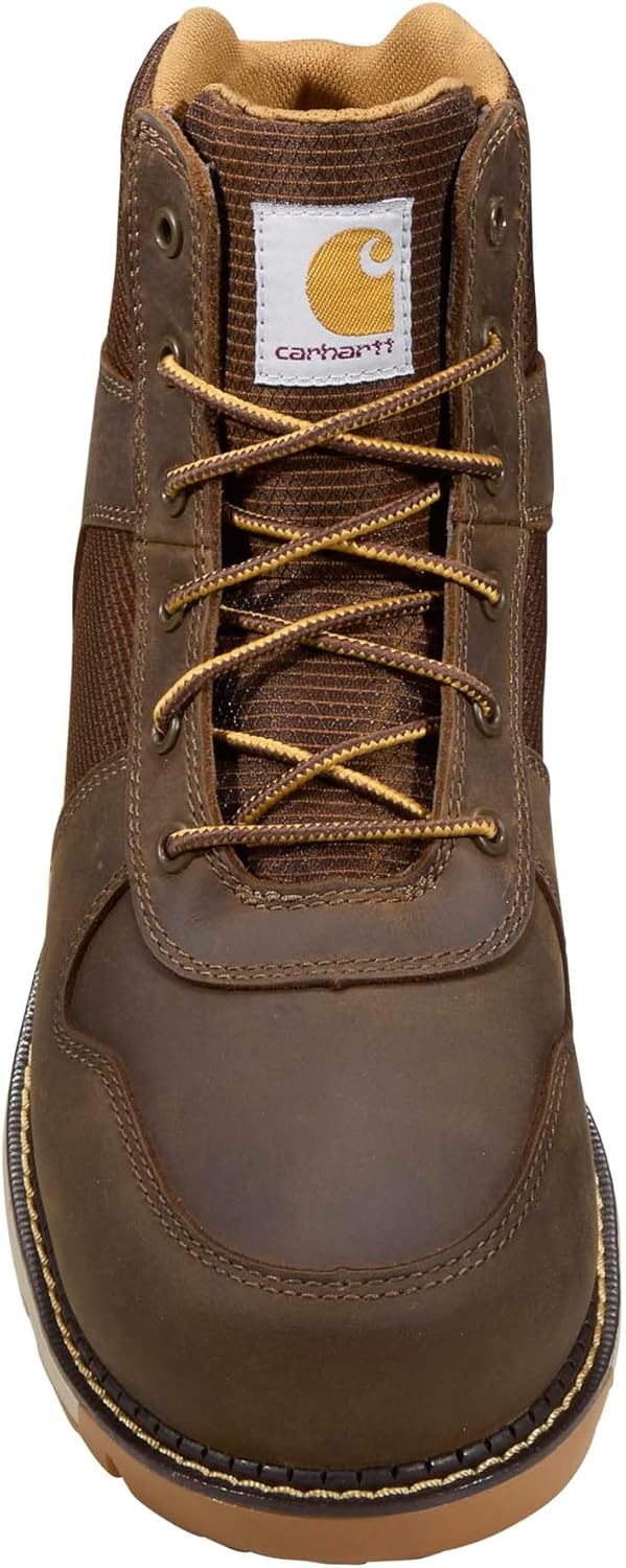 imageCarhartt Mens Millbrook Mid Nano Toe Wedge Work BootBrown Nano Toe