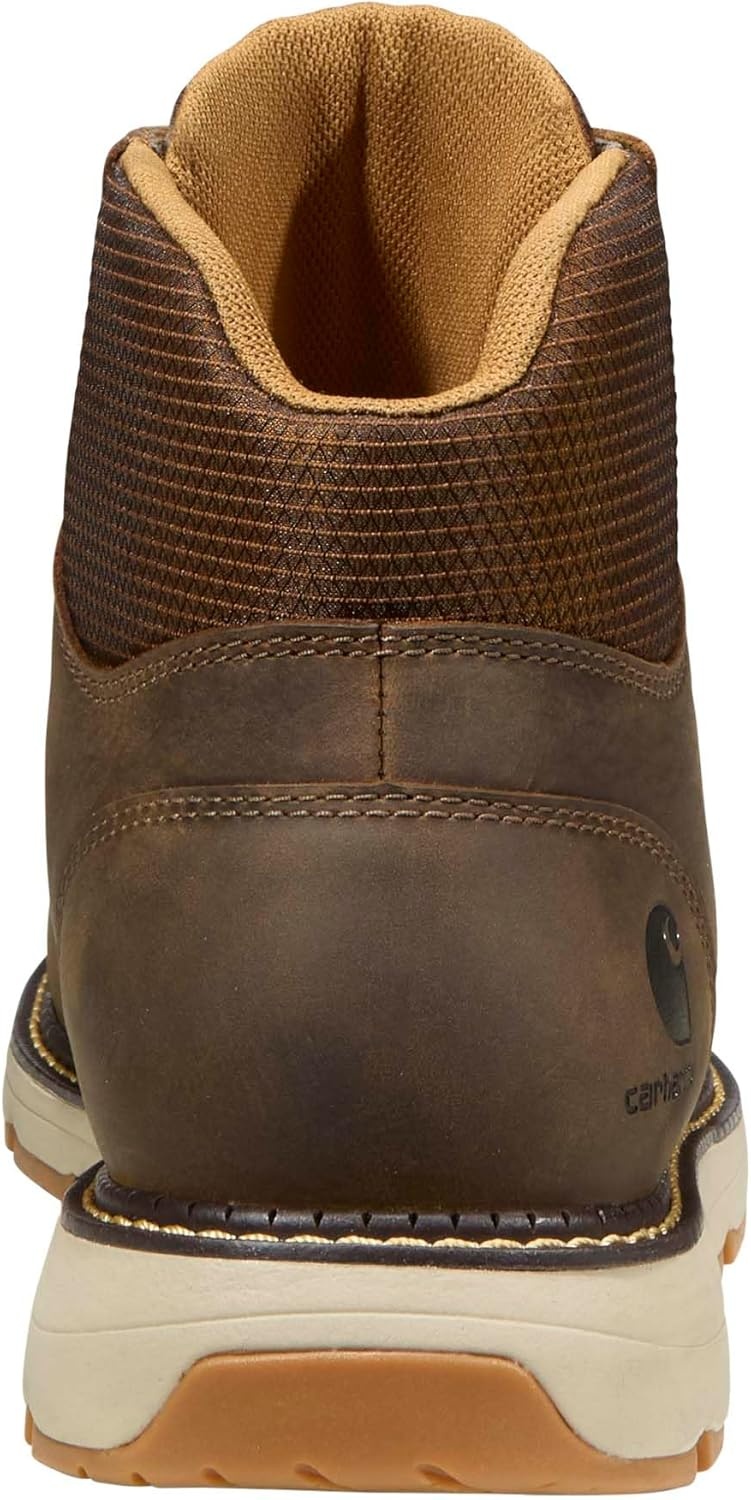 imageCarhartt Mens Millbrook Mid Nano Toe Wedge Work BootBrown Nano Toe