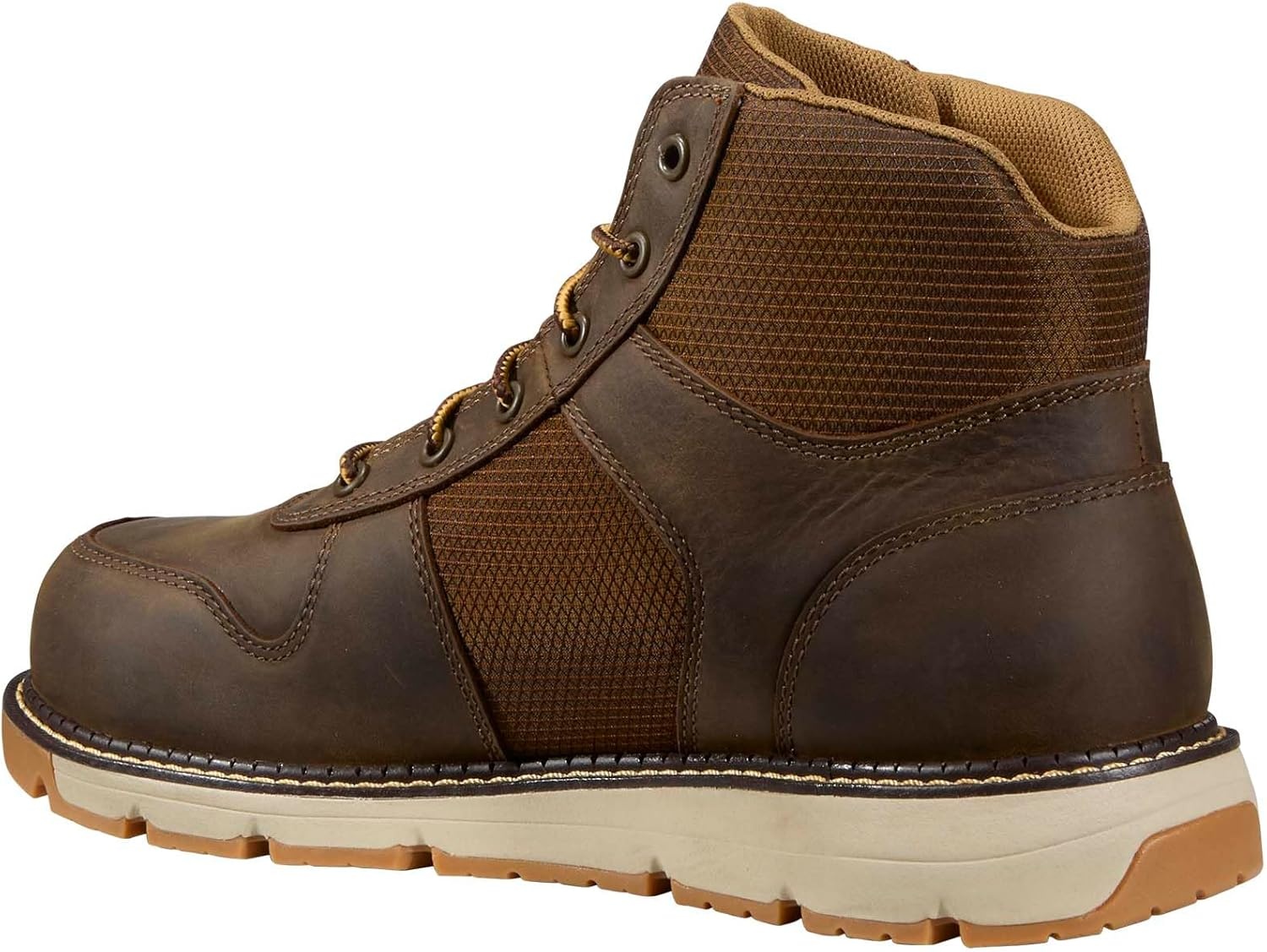 imageCarhartt Mens Millbrook Mid Nano Toe Wedge Work BootBrown Nano Toe