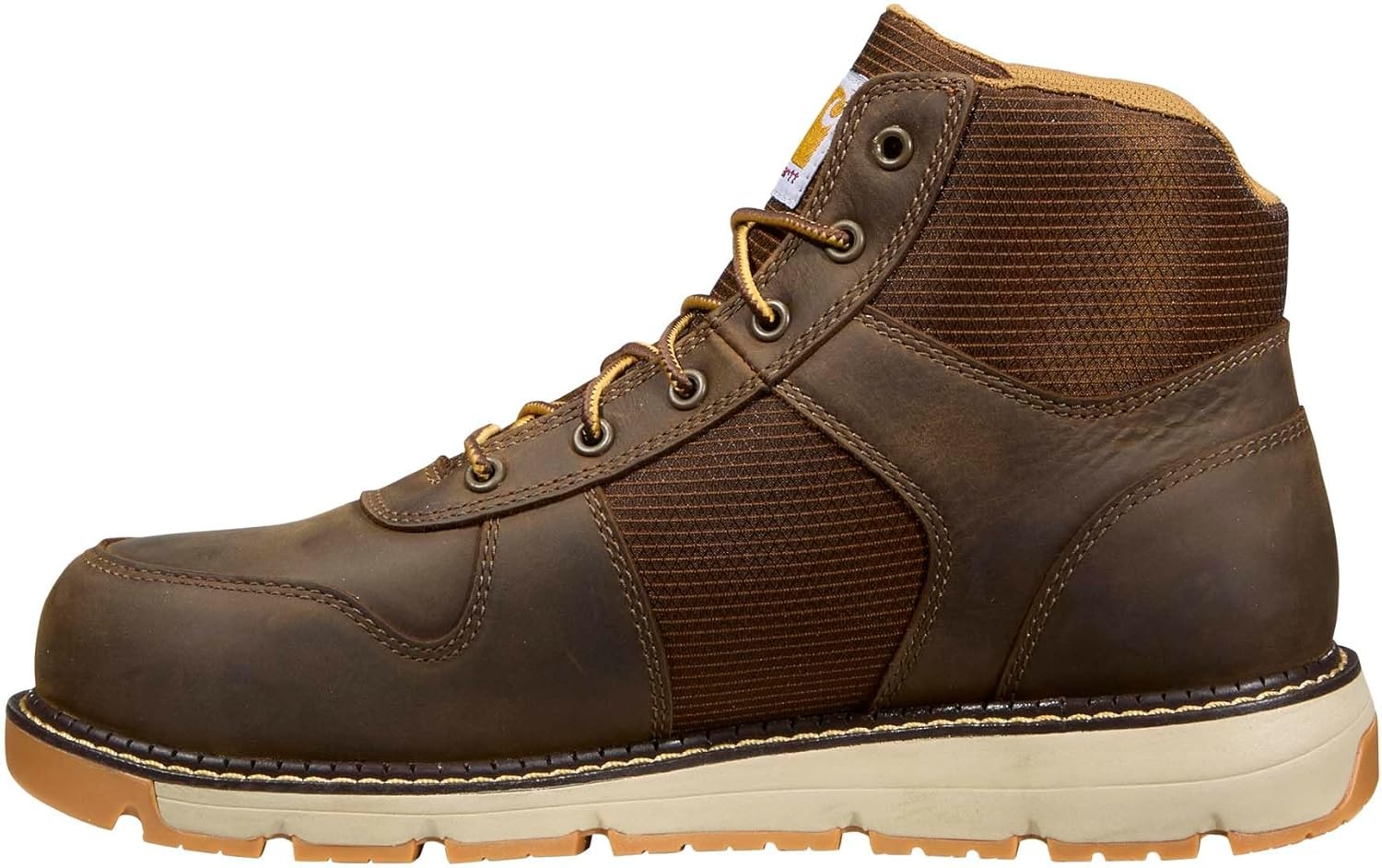 imageCarhartt Mens Millbrook Mid Nano Toe Wedge Work BootBrown