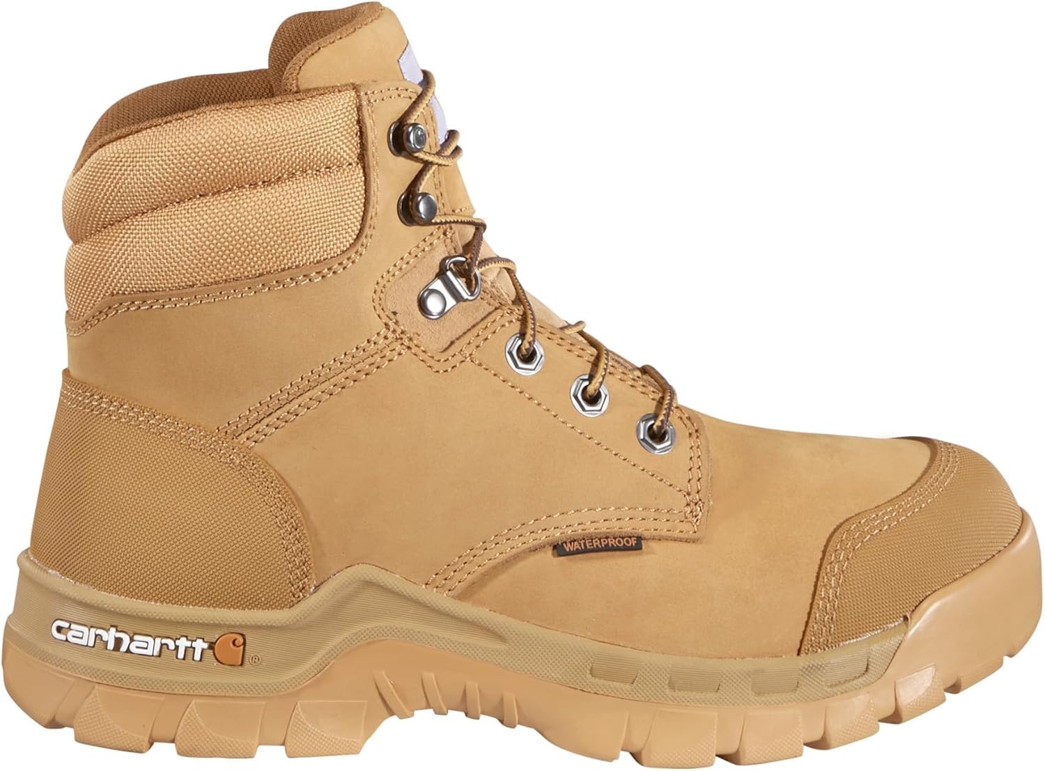 imageCarhartt Mens Rugged Flex Waterproof 6 Soft Toe Work BootWheat