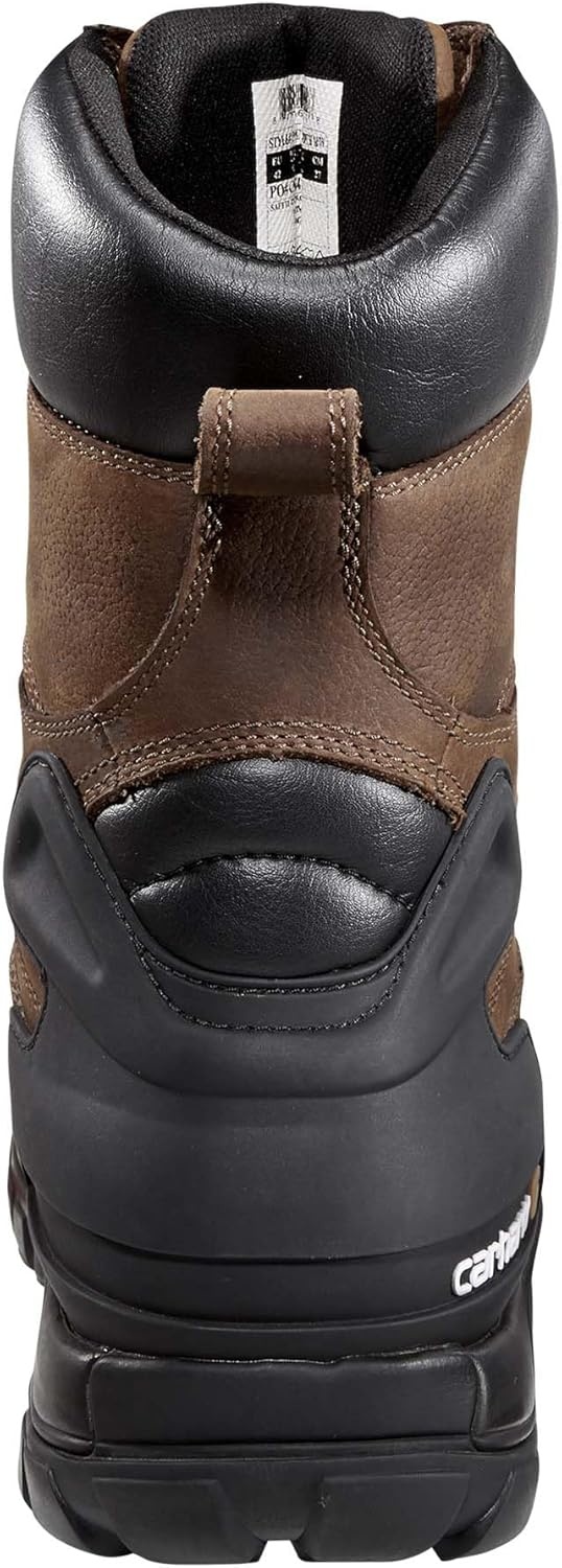 imageCarhartt Mens Yukon Pac 10Inch Work BootsBrown OiltanBlack Coated