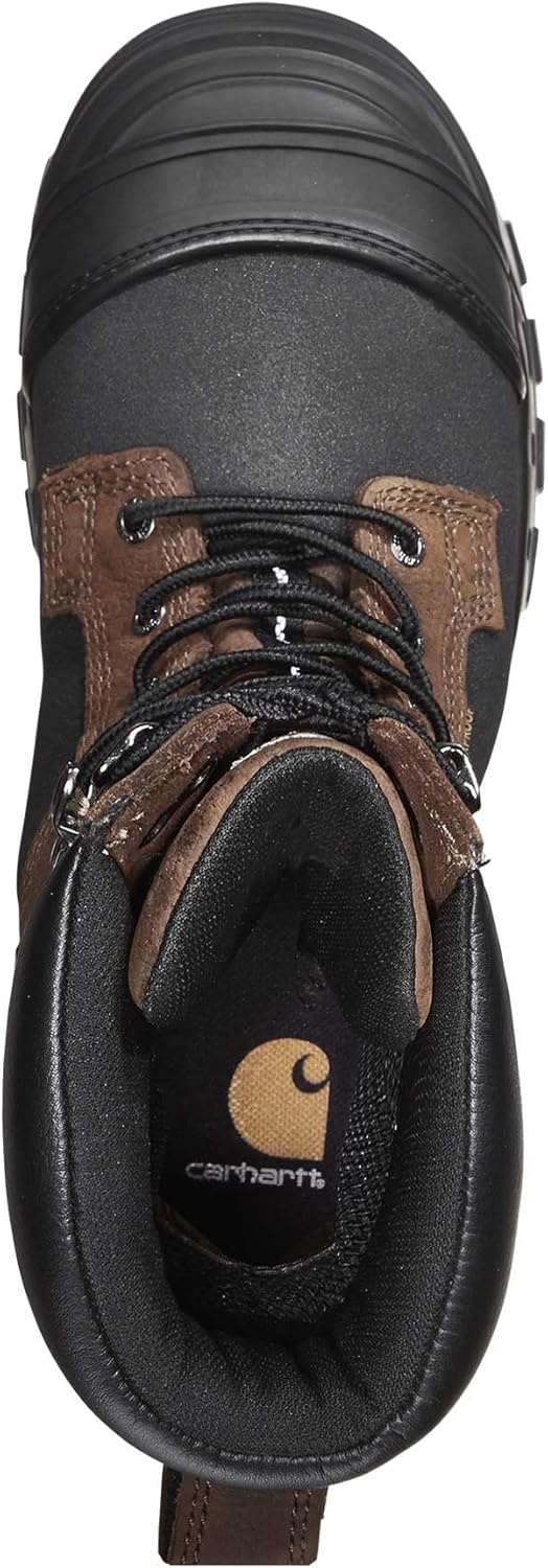 imageCarhartt Mens Yukon Pac 10Inch Work BootsBrown OiltanBlack Coated