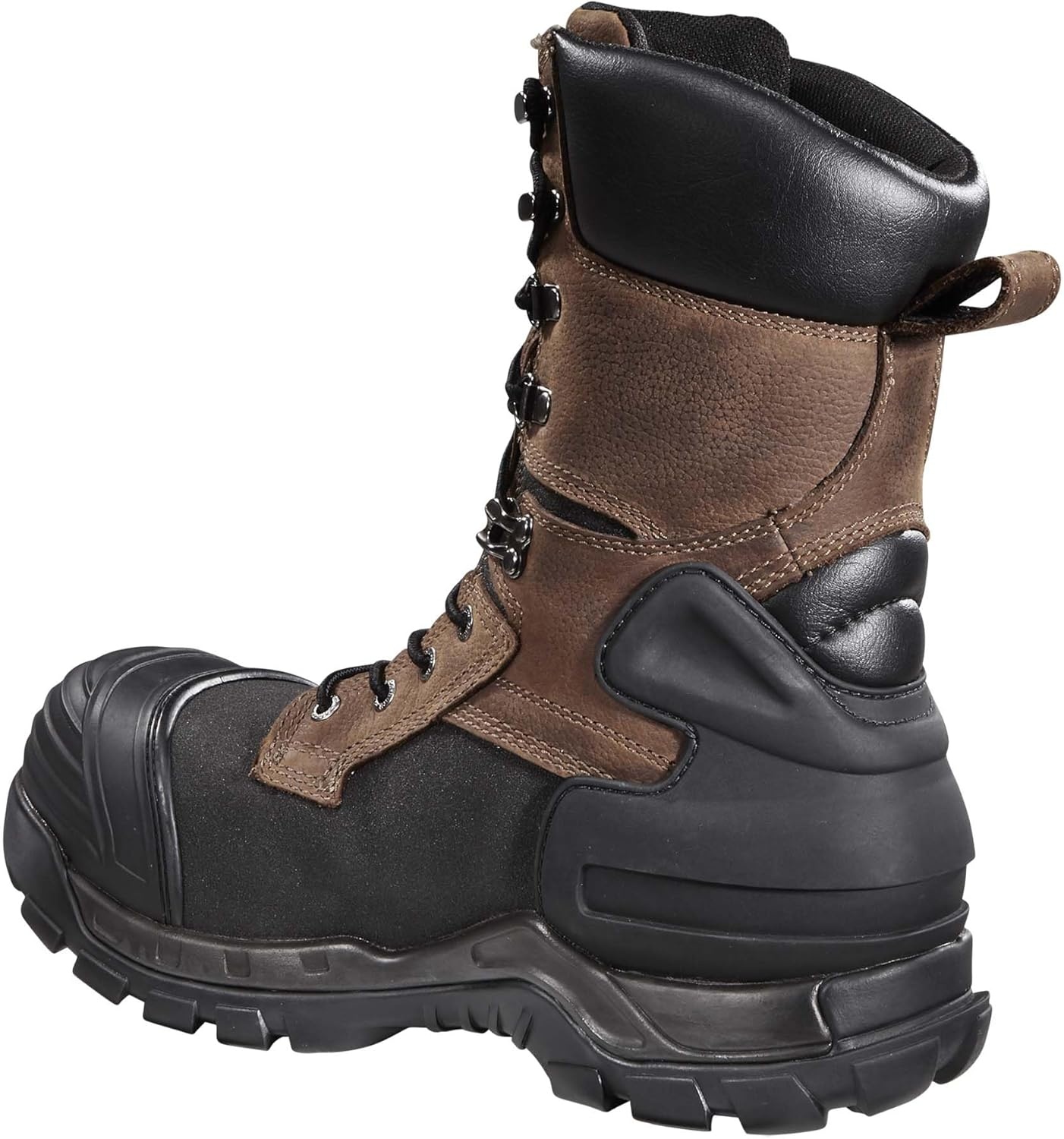imageCarhartt Mens Yukon Pac 10Inch Work BootsBrown OiltanBlack Coated