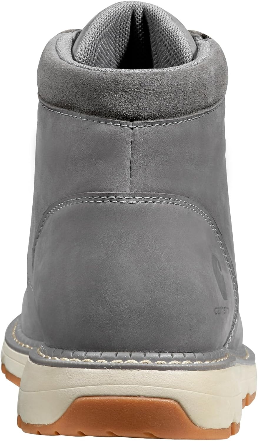 imageCarhartt Millbrook Moc Toe Boots for Men 5 Wedge Work Boots Slip and EH Resistant with Oil Tanned Leather Breathable Membrane and Lightweight EVA MidsoleGrey