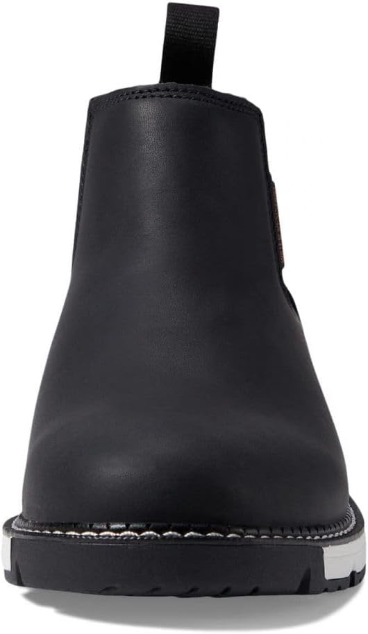 imageCarhartt Millbrook Water Resistant Romeo Work Boots for Men with 4 Shaft FastDry amp SlipResistant Wedge Outsole EH RatedBlack Oil Tanned