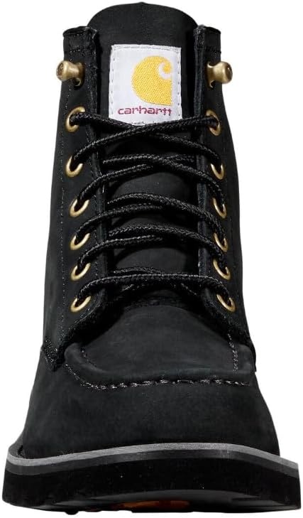imageCarhartt Womens 6inch Moc Soft Toe Wedge BootsBlack