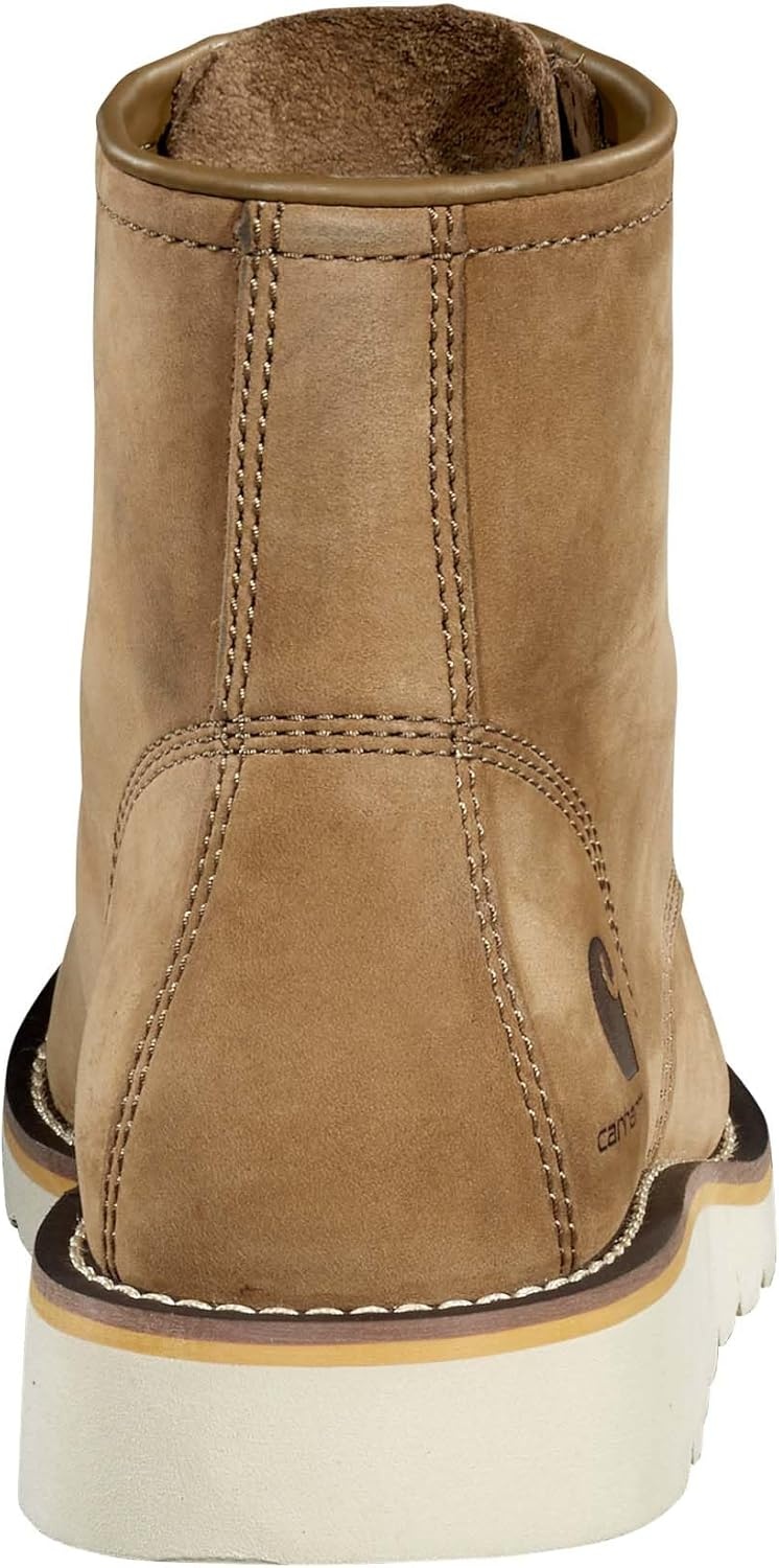 imageCarhartt Womens 6inch Moc Soft Toe Wedge BootsCoyote