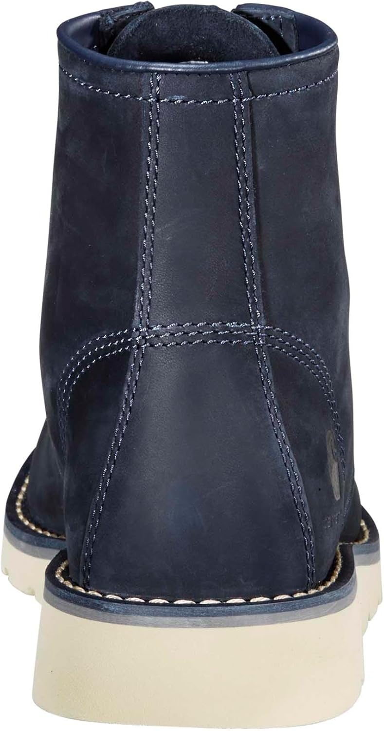 imageCarhartt Womens 6inch Moc Soft Toe Wedge BootsNavy