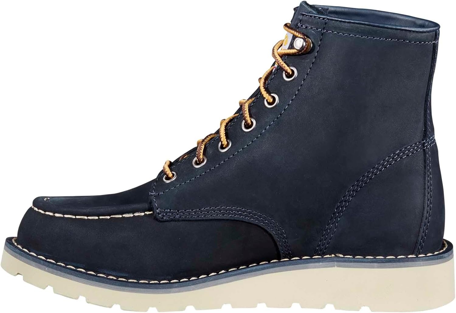 imageCarhartt Womens 6inch Moc Soft Toe Wedge BootsNavy