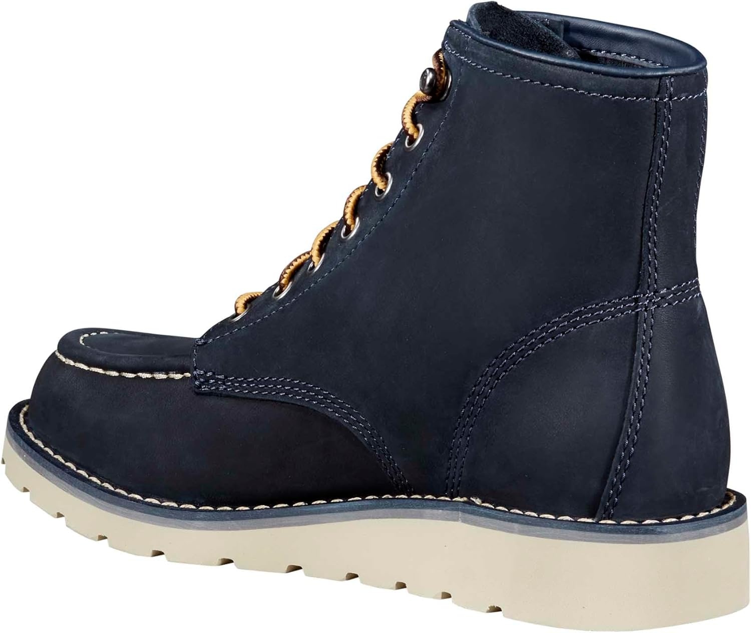 imageCarhartt Womens 6inch Moc Soft Toe Wedge BootsNavy