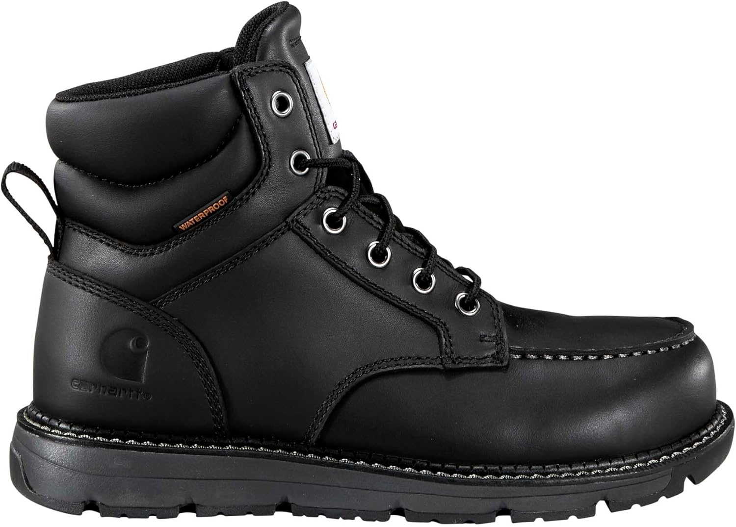 imageCarhartt Womens Millbrook 6 Waterproof Nano Toe Wedge BootBlack