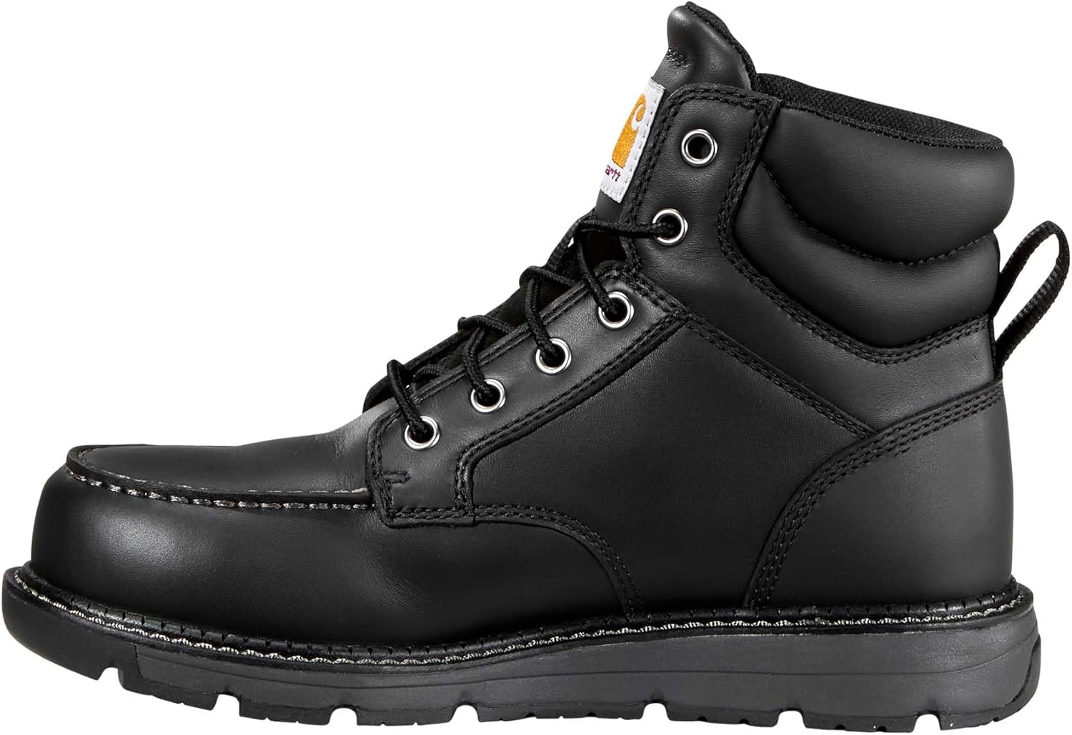 imageCarhartt Womens Millbrook 6 Waterproof Nano Toe Wedge BootBlack