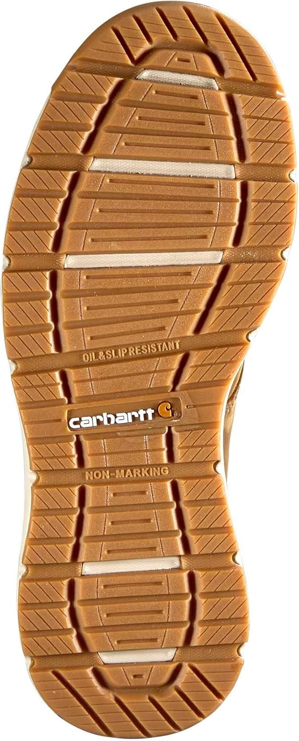 imageCarhartt Womens Millbrook 6 Waterproof Nano Toe Wedge BootLight Brown