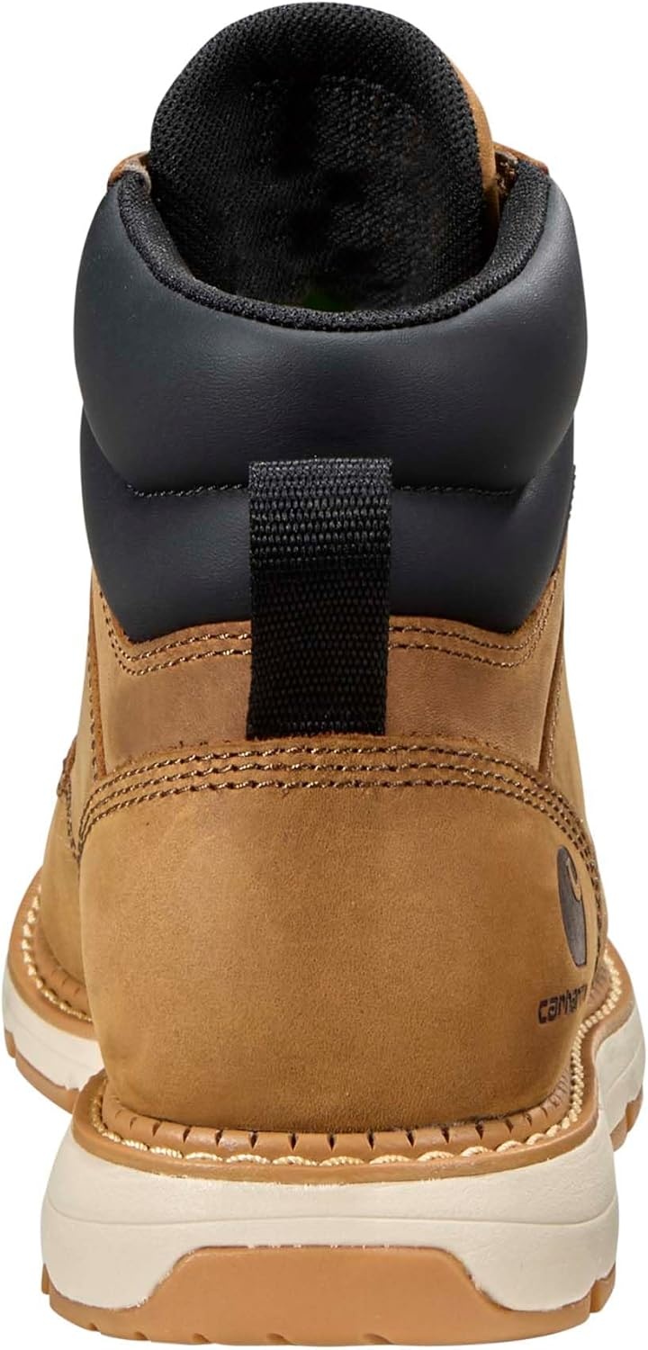imageCarhartt Womens Millbrook 6 Waterproof Nano Toe Wedge BootLight Brown
