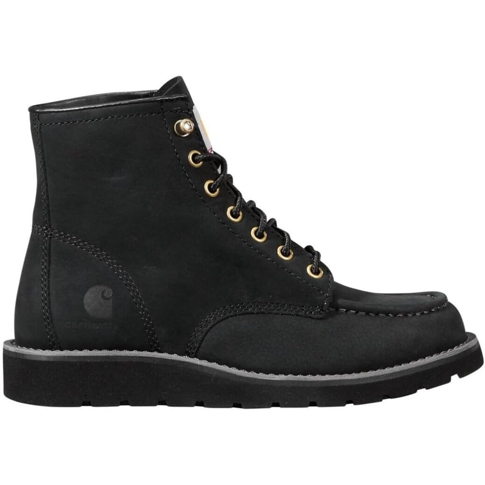 imageCarhartt Womens 6inch Moc Soft Toe Wedge BootsBlack