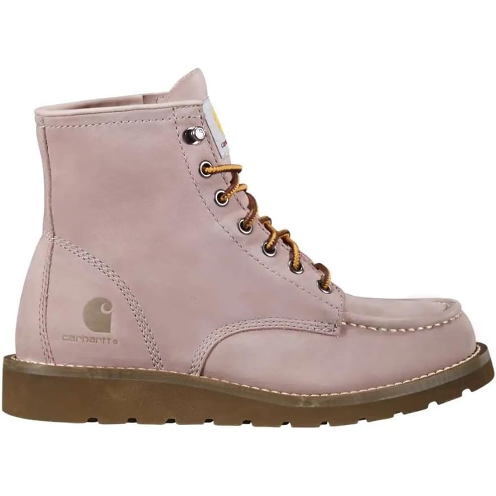 imageCarhartt Womens 6inch Moc Soft Toe Wedge BootsLight Purple