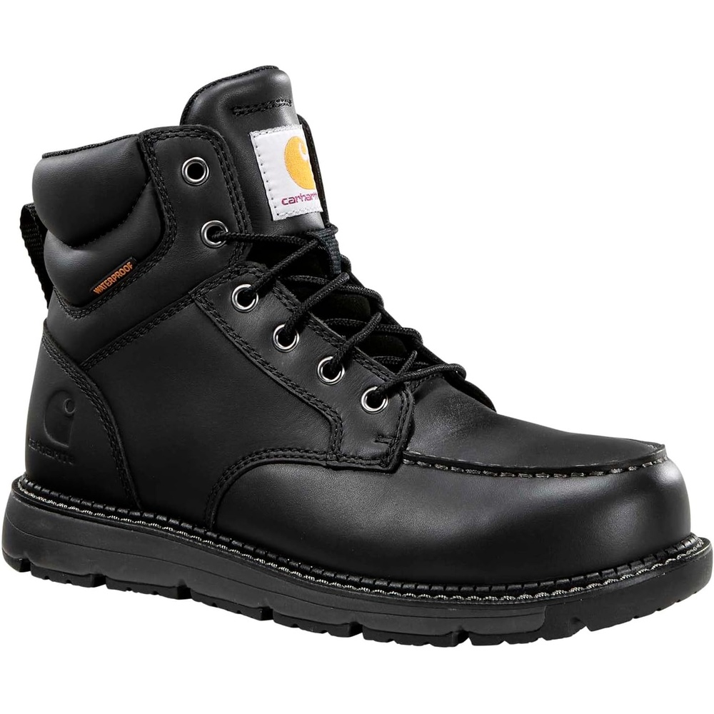 imageCarhartt Womens Millbrook 6 Waterproof Nano Toe Wedge BootBlack