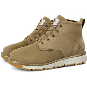 Carhartt Millbrook Waterproof Wedge Boot – Work Boots for Men, Slip & Electrical Hazard Resistant, with 5″ Shaft, Breathable Membrane, and Lightweight EVA Midsole(Coyote Nubuck)