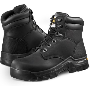 Carhartt Rugged Flex 6” Composite Toe Work Boots for Women – Lightweight, Moisture-Wicking, and Cushioned Comfort(Black)