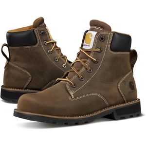 Carhartt Women’s Frontier 6” Water Resistant Boot – Comfortable, Slip-Resistant with Breathable, Sweat-Wicking Liner(Mossy Brown)