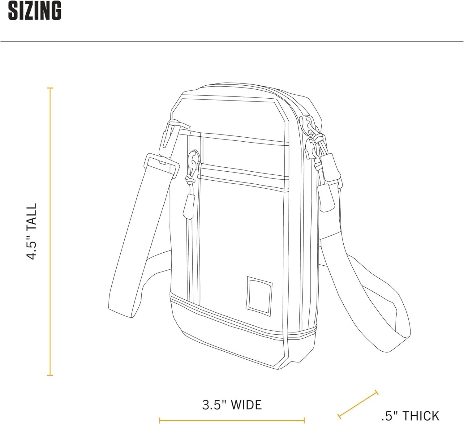 imageCarhartt 700D Nylon Duck Crossbody Wallet Slim and Portable Design Perfect for Concerts and Sporting EventsBlack
