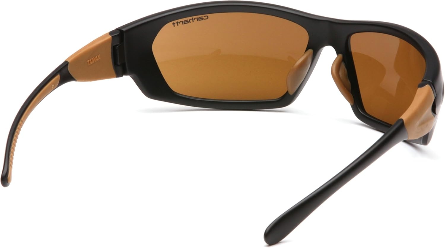 imageCarhartt CHB218DCC Carbondale SAFETY Glasses BlackTan Frame Sandstone Bronze Lens