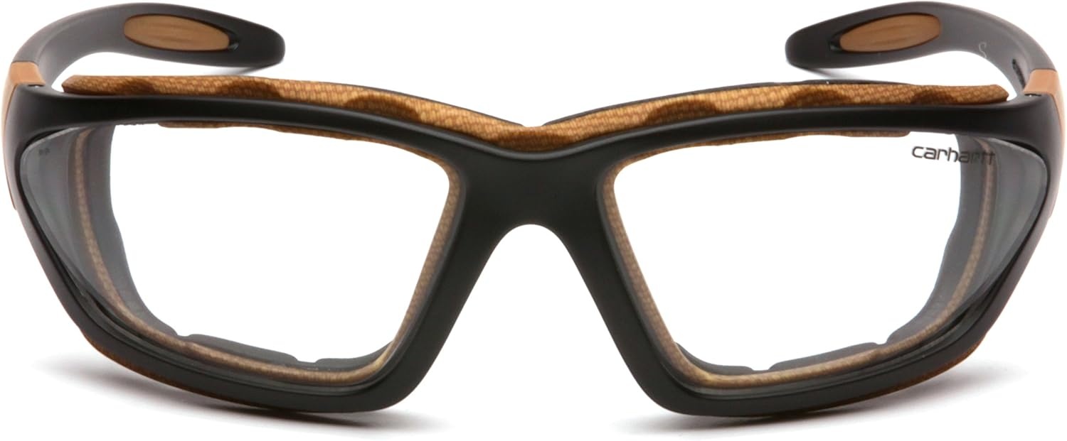 imageCarhartt Carthage Safety Eyewear with Vented Foam Carriage Clear AntiFog LensClear Antifog Lens