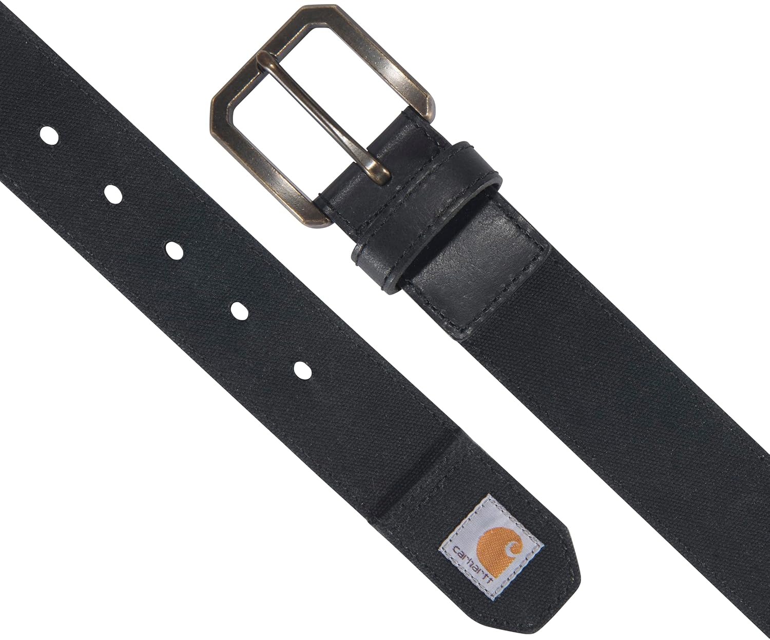 imageCarhartt Casual Rugged Duck Canvas Belts Available in Multiple Colors amp SizesBlack