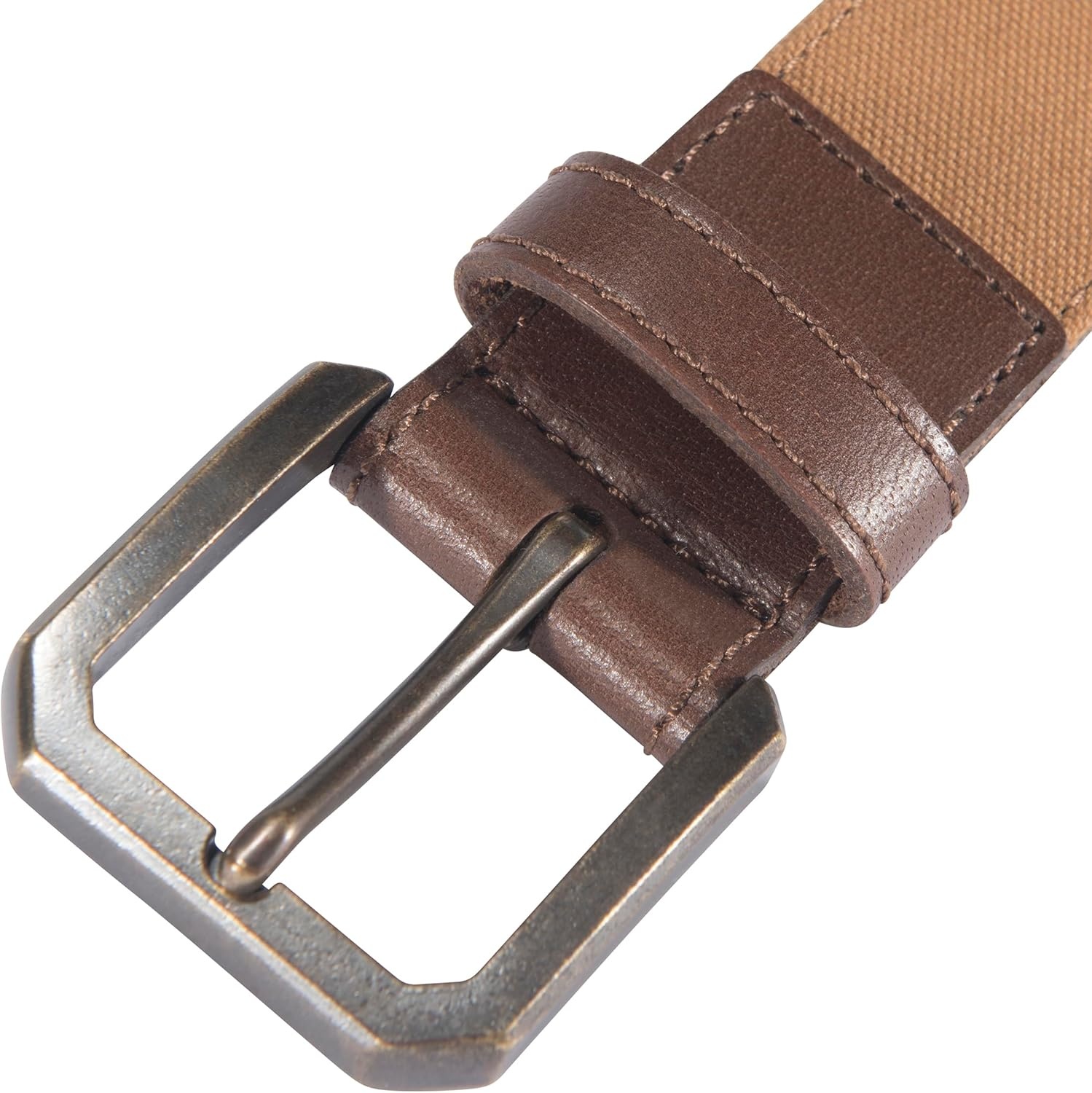 imageCarhartt Casual Rugged Duck Canvas Belts Available in Multiple Colors amp SizesCarhartt Brown