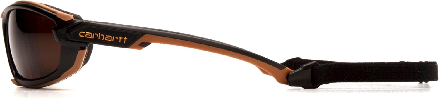 imageCarhartt Gear CHB1020DTMP Toccoa Gray AntiFog Lens One Size Fits All BlackTanSandstone Bronze H2max Antifog Lens Blacktan Frame