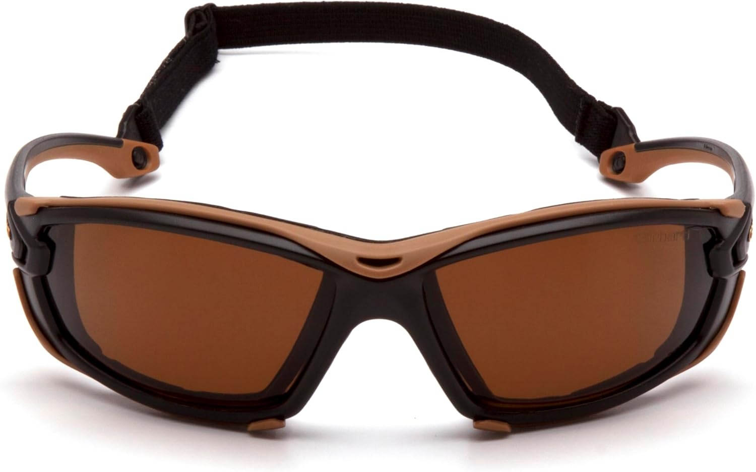 imageCarhartt Gear CHB1020DTMP Toccoa Gray AntiFog Lens One Size Fits All BlackTanSandstone Bronze H2max Antifog Lens Blacktan Frame