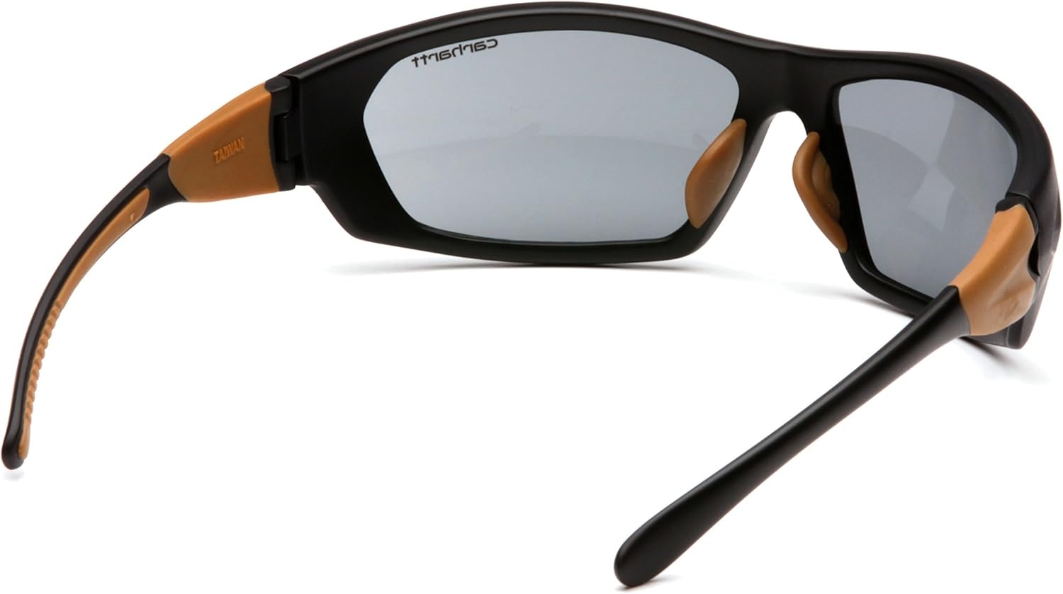 imageCarhartt Gear CHB291 Carbondale Antique Mirror Polarized LensGray Antifog Lens BlackTan Frame